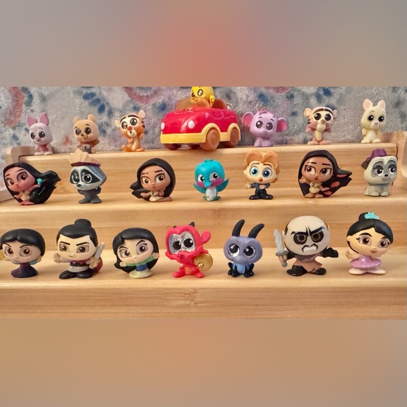 Disney Doorables Mixed Series Lot of 21 Mulan Let’s Go Vehicle Winnie The Pooh - Picture 7 of 10